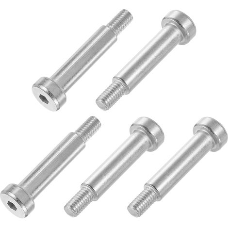 6Pcs Boulon À Épaulement 8mm Diamètre Épaulement Filetage M6 (1/5)
