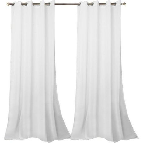 Rideau Extérieur - Imperméable UV Résistant Intempéries - Avec Œillets Acier Inoxydable - Pour Tonnelle Balcon Terrasse - 132 x 213 cm - 1 Pièce (1/5)
