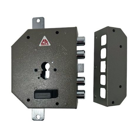SERRATURA LEGNO APPLICARE 2250 PE CR - F.SAGOM M2 TRIPL+SCR E.MM 60 DX
