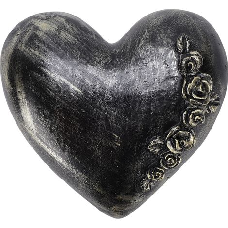deco jardin exterieurPlaque funéraire pour animaux en forme de cœur - Résine durable - Gravure personnalisable (1/5)