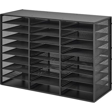 Organizzatore di libri, 27 scomparti, design moderno, verde militare (1/2)