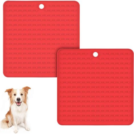 Tapis pour chien étanche en 2 pièces, parfait pour nourrir du yao (1/5)