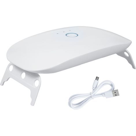 GARRYFIZH Lampe UV pour résine 24 W, lampe pliable 365 + 395 nm, double longueur d'onde, fonction de durcissement et de synchronisation rapides, poids, moules portables, fabrication de bijoux/bricolag (1/5)