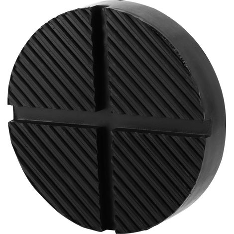 Adaptateur universel pour cric de sol, disque en caoutchouc amortisseur à fente pour point de levage, compatible avec voitures et SUV. (1/5)