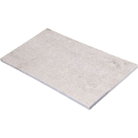 Dallage pierre naturelle Quartzite Blanc - 60x30x1,5 cm (1/2)