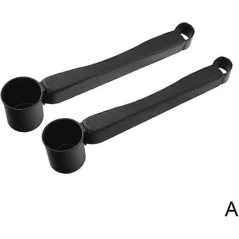 Lot de 2 boîtes de rangement pour siège auto avec porte-gobelet et porte-boissons, organisateur de voiture, support de remplissage pour fente de siège pour portefeuille et téléphone (noir)
