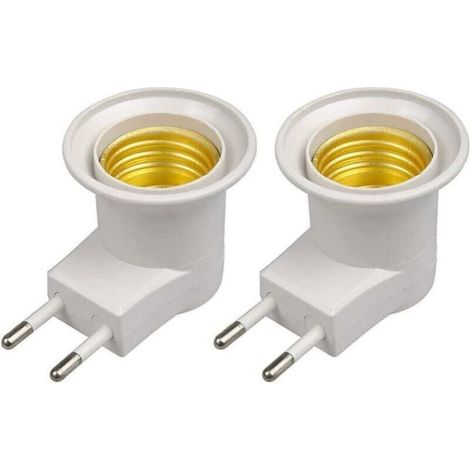 MUMU E27 Male Socket EU Type Plug Converter Adapter for LED Lamp with On/Off Switch (1/4)