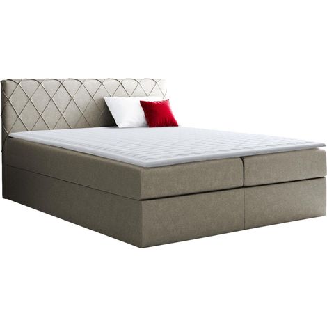 Cama continental Genus, Velluto 3, Individuales, Continental, 120x200, Tapiz, Somieres, 126x208x103cm (1/5)