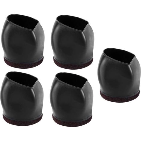 Lot de 5 protège-pieds de chaise, embouts antidérapants pour meubles (1/5)