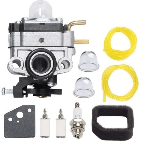 Carburateur 753-06258A pour moteur de coupe-bordures à essence 2 temps 25 cc RY252CS, RY253SS, RY251PH, RY254BC avec filtre à air (1/4)