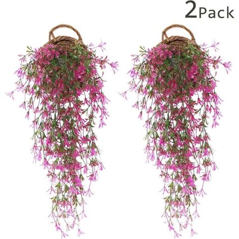 2 Pièces Faux LierrePlante Artificielle LierreChute de LierreFeuille Artificielle De LierreFausses Glycine Décorations de MariageDécorations Pour Fêtes de Jardin - rouge - (1/5)
