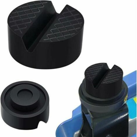 Stück Universal-Wagenheberauflage aus Gummi, Polsterung für hydraulische Wagenheber, Gummistützblock zum Schutz des Unterbodens beim Anheben des Fahrzeugs