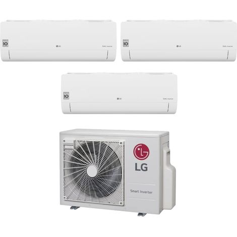 Klimagerät LG Trial Split Inverter Inverter Libero Smart Series 9+9+9 mit MU3M21 R-32 9000+9000 Integriertes Wi-Fi