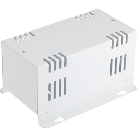Boîtier d'instrumentation RS PRO en Acier laminé à froid Blanc, dim. ext. 180 x 89 x 80mm ( Prix pour Boîte de 1 )