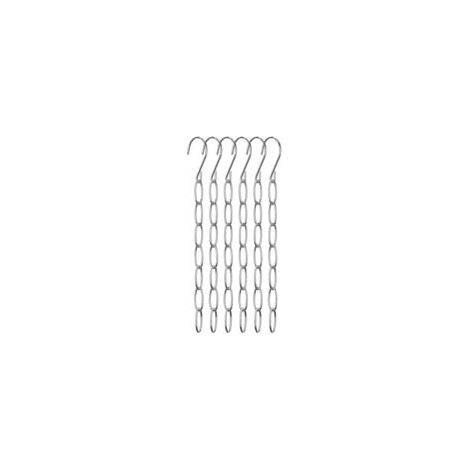 Lot de 6 Patères en métal verticales – EINNENFFER – Gain de place, résistantes et faciles à installer, 29,5 cm, noir