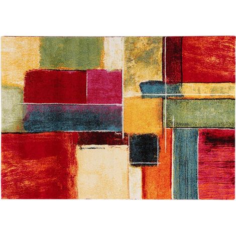 Tappeto a motivi multicolori 160 x 230 cm CANDY