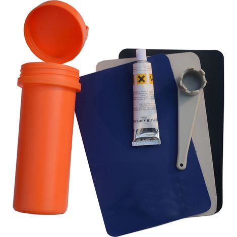 Kit de réparation spécial caoutchouc pour bateau pneumatique, pièces de raccommodage pour canot gonflable (1/5)