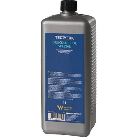 TECWERK Druckluftspezialöl 1l Flasche TECWERK (1/2)