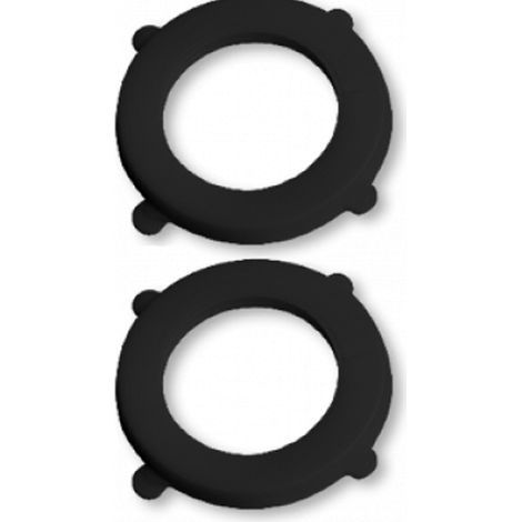 50 Stk. Dichtungsstücke BLACK LINE - Schwarz 1/2"