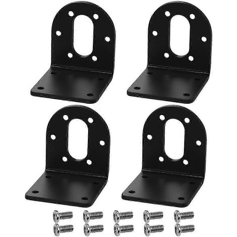 Support de montage pour moteur à engrenages CC (4,5 x 4,3 cm) - Fixation pour moteur à engrenages - Siège fixe (1/4)