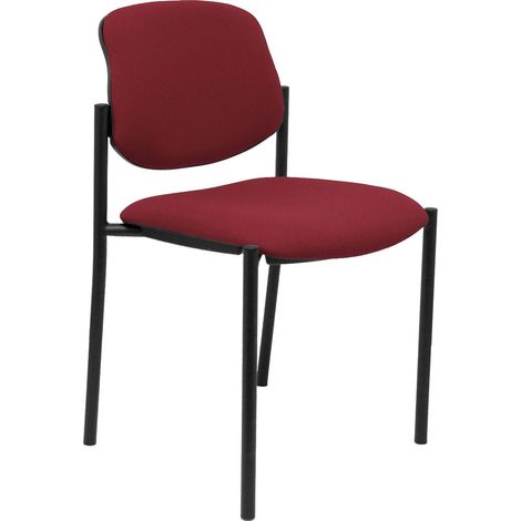 Silla fija Styl bali granate chasis negro