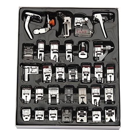 Applicable Pied de Kit de, pour Machines à Coudre Brother/Singer/Janome 32 Pièces (1/5)