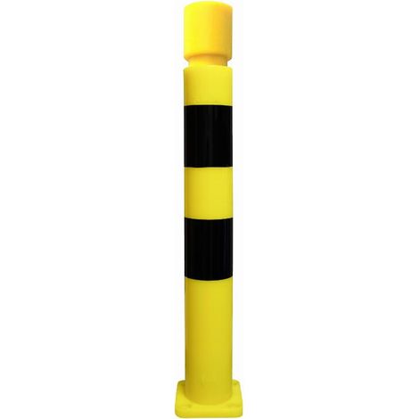 Poteau en Polyuréthane Noir/Jaune ( Prix pour 1 ) (1/3)