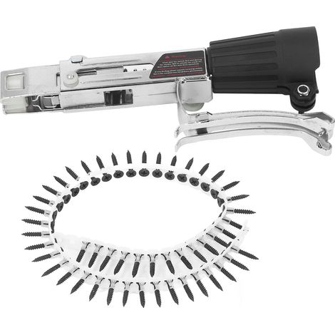 Adaptateur pour cloueuse à chaîne en alliage d'aluminium anticorrosion avec réglage de profondeur automatique pour perceuse électrique (1/5)
