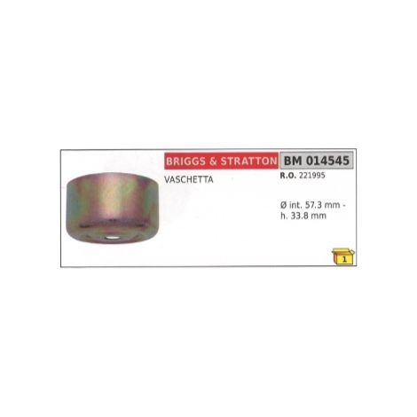 BRIGGS & STRATTON Schale innen Ø  57,3 mm Höhe 33,8 mm 221995
