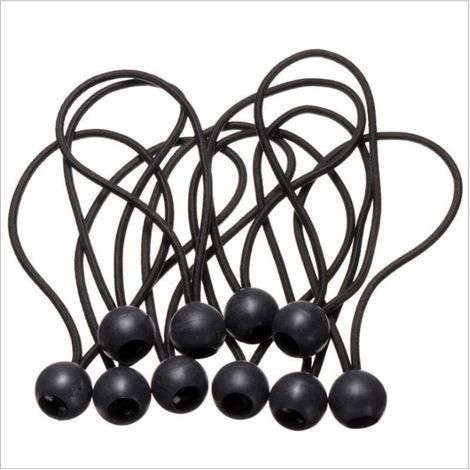 30pcs Tendeur Elastique, Tendeurs Elastique Caoutchouc avec Boule, pour Bâche,Pavillon,Tente,Rideaux,Grillage Jardin.Fixation de Bâche de Serre,Fixation de Bâche de Remorque. (1/5)