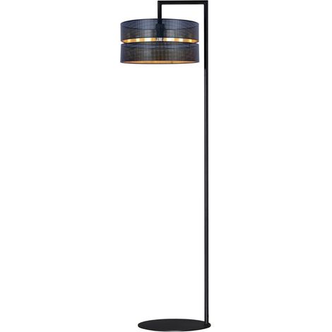 Lampadaire métal noir/or design ZIMBO 160 cm 1xE27 Kaja (1/3)