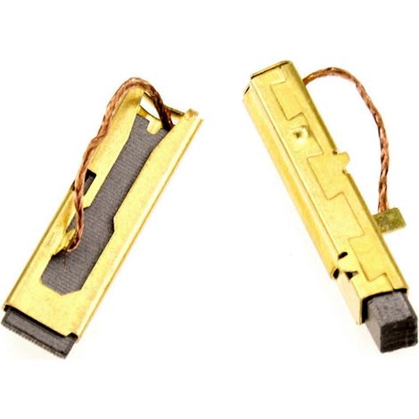Lot de 2 balais de charbon de rechange pour moteur d'aspirateur Festool CTL26E, CTH26E, CTL36E, CTH48E (réf. 496268) (1/5)