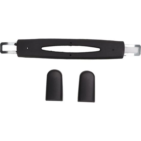 Poignée de Traction de Bagage en Plastique Noir Flexible Poignée de Rechange Poignée 23.3cm Remplacement pour Valise Valise