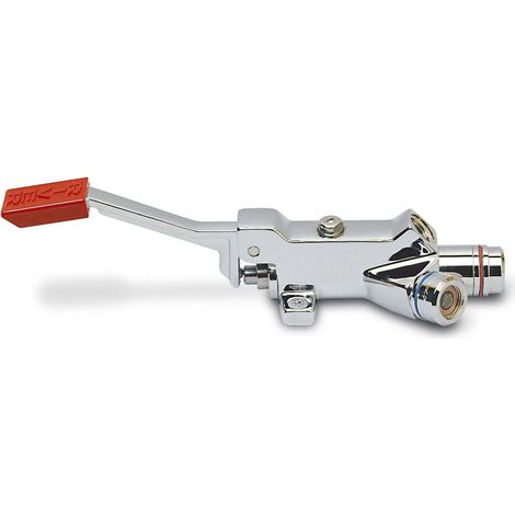 Miscelatore a pedale a pavimento per lavabo 300 mm in ottone cromato - River