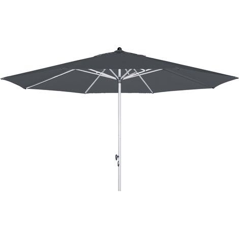 Doppler Sonnenschirm "Active Tele 340", Ø 340 cm, anthrazit, Bezug aus 100% Polyester, Gestell aus Aluminium, 9,5 kg Sonnenschirm "Active Teleskop 340", anthrazit, Ø 340 cm (1/8)