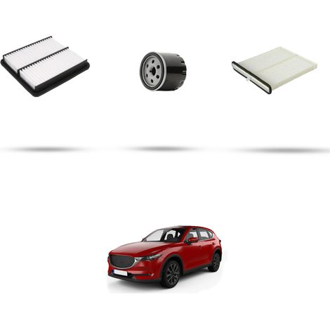 Kit tagliando 3 filtri compatibile con Mazda CX-5 (KF) 2.5 Skyactiv-G 143kw dal 2017 (1/4)