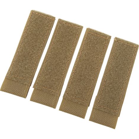 4 Pièces Patch Nylon Attaches Molle pour Gilet d'Entraînement Chasse Tir Jeux Tactiques Kaki (1/5)