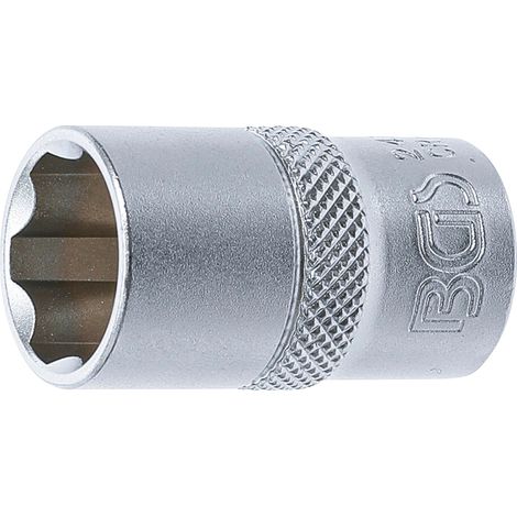 Llave de vaso BGS Technic Super Lock plata 16 mm (1/3)