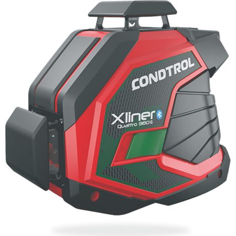 Laser Ligne Vert - Niveau Portée 40m - 2 Lignes + 1 Point d'Aplomb au Sol - Bluetooth - Livré avec Accessoires