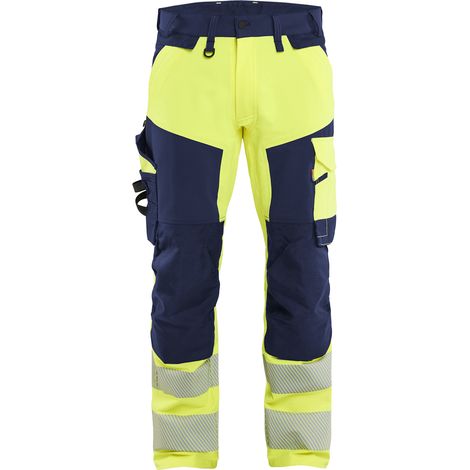 Pantalon de travail blaklader stretch 4d haute visibilité renforcé genoux