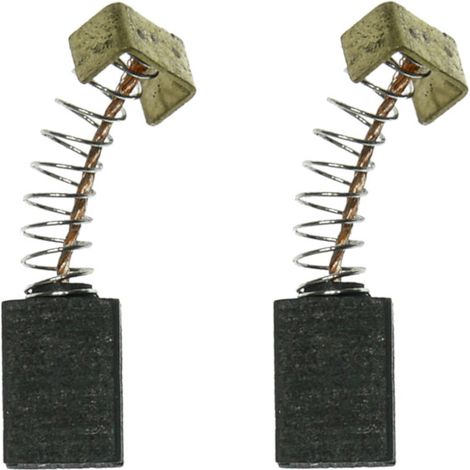 2x Trade-Shop Motorkohlen Kohlebürsten Schleifkohlen 5x8x12mm kompatibel mit Einhell HEC 551 Heckenschere, Royal HEC 551 / mit Auto-Stop