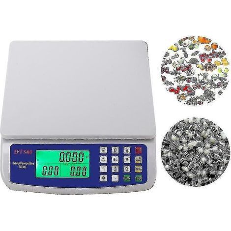Balance électronique numérique de précision 30 kg/1 g, avec écran LCD. (1/4)