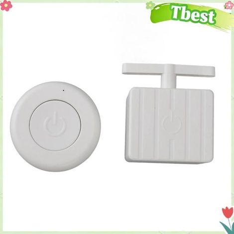 Bouton-poussoir de commutation Télécommande intelligente avec technologie Touch RF Pas de câblage Installation adhésive pour mur de (1/4)