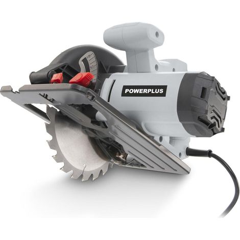 Powerplus Scie Circulaire Électrique POWC2031 - Outil Filaire Compact de 1200 W et Ø 185 mm - avec Rail de Guidage - avec 1 Acc