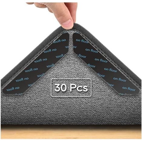 Sous-tapis antidérapant - Triangulaire - 30 Pcs - Réutilisable - Gel PU sans odeur (1/4)