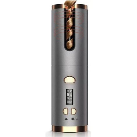 Fer À Boucler Automatique - Sans Fil - Minuterie LCD - Température Stable - 1 Pièce (1/5)
