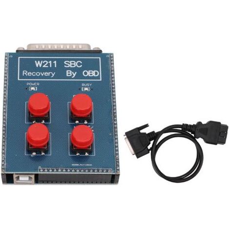 Outil de réinitialisation OBD2 SBC, dispositif de réparation ABS en métal de remplacement pour Mercedes Benz W211 R230Blue (1/5)