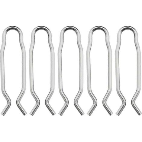 Lot de 5 colliers de serrage à ressort pour nettoyeur haute pression Karcher K2 K3 K4 K5 K6 K7 (réf. 50372210)couleur argent. (1/5)