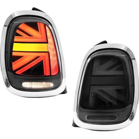 Fanali posteriori, indicatori di direzione sequenziali a LED, design impermeabile, fumé con inserti cromati (1/2)