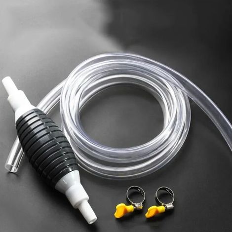 Pompe manuelle à grand débit siphon pompe à perfusion tuyau aspiration manuelle pompe manuelle d'urgence aspiration eau huile essence décapsuleur,Avec tuyau de 1 mètre (1/5)